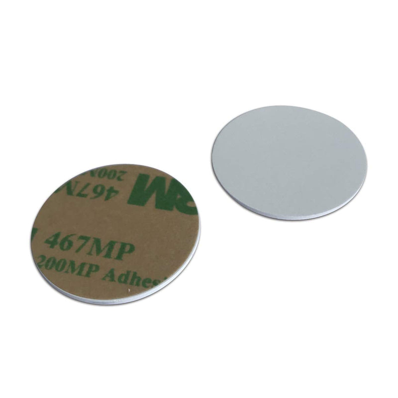  [AUSTRALIA] - YARONGTECH 125khz rewritable T5577 Sticker Coin Adhesive Back Dia 25mm Thickness 1mm (5) 5