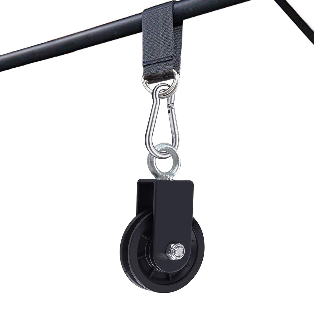  [AUSTRALIA] - Silent Pulley Cable Pulley 360 Degree Rotation Traction Wheel for LAT Pulley System DIY Attachment Home Gym Accessories Lifting Blocks Hoists Ladder Lift Home Projects Clothesline Shop Lifts (3.54in) 3.54in