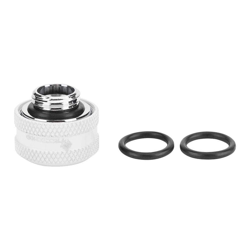  [AUSTRALIA] - 4 Pcs /8 Pcs OD 16mm Tube Fitting, fosa Water Cooling Compression Fitting with Sealing Ringsfor Rigid AcrylicTube for Computer Water Cooling System(White, 4 Pcs)