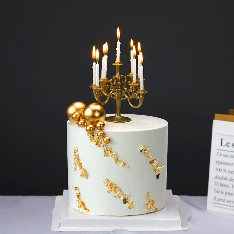 [AUSTRALIA] - KINNO Edible Gold Leaf, Pure Leaf, 24K Gold Leaf Sheets 1.7" 10PCS, Edible Leaves for Cake Decorating, Gold Foil Edible for Skincare, Makeup, Arts, Food 10 Pcs