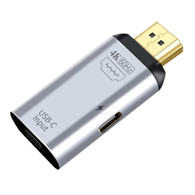  [AUSTRALIA] - ChenYang CY Type-C USB-C Female Source Input to HDMI Male Output HDTV 4K 60hz 1080P Adapter with PD Power Port for Phone & Laptop