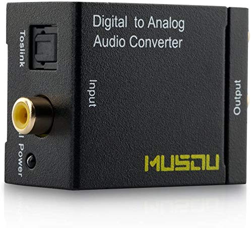  [AUSTRALIA] - Musou Digital Optical Coax to Analog RCA Audio Converter Adapter