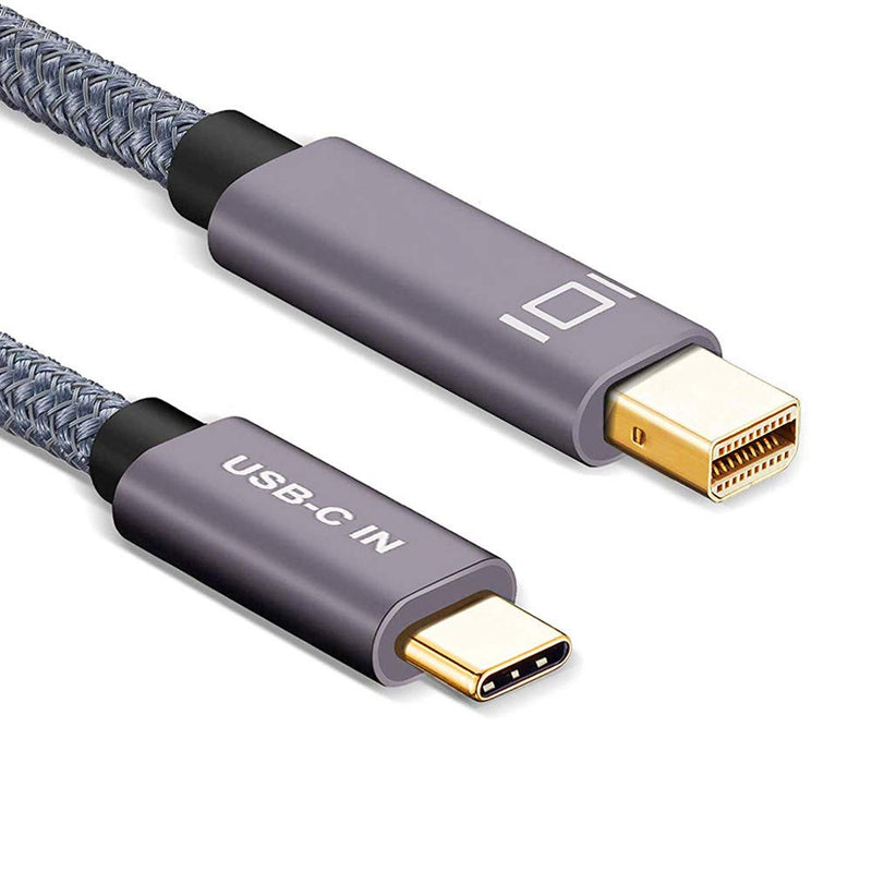  [AUSTRALIA] - QCEs USB C to Mini DisplayPort Cable, Unidirectional Thunderbolt 4(Type C) to Mini DP Cable 4K Video Cord 6.6Ft Compatible with USB-C MacBook Pro/Air/iMac/iPad/Mac Mini/Surface to Mini DP Monitor