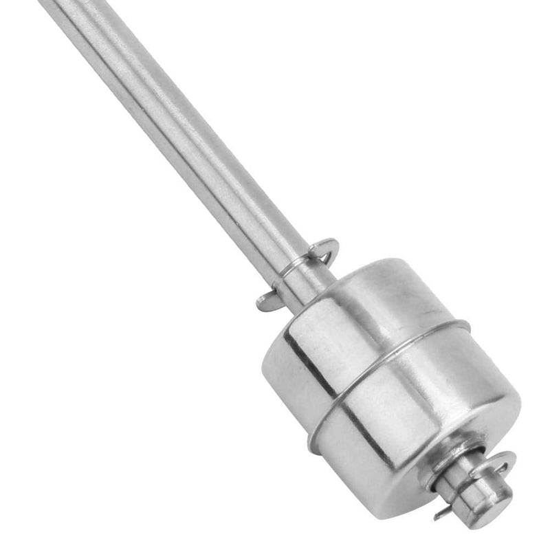  [AUSTRALIA] - Oumefar 304 Stainless Steel Float Switch Double Ball Water Level Sensor 10mm Liquid Level Detector for Tank Basin(200mm)