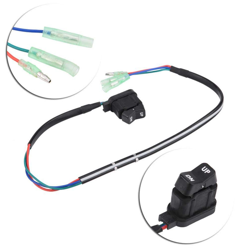  [AUSTRALIA] - Qiilu Car Tilt Trim Switch, 87-18286A43 Power Tilt Trim Switch Assembly for Mercury Outboard Remote Control Box