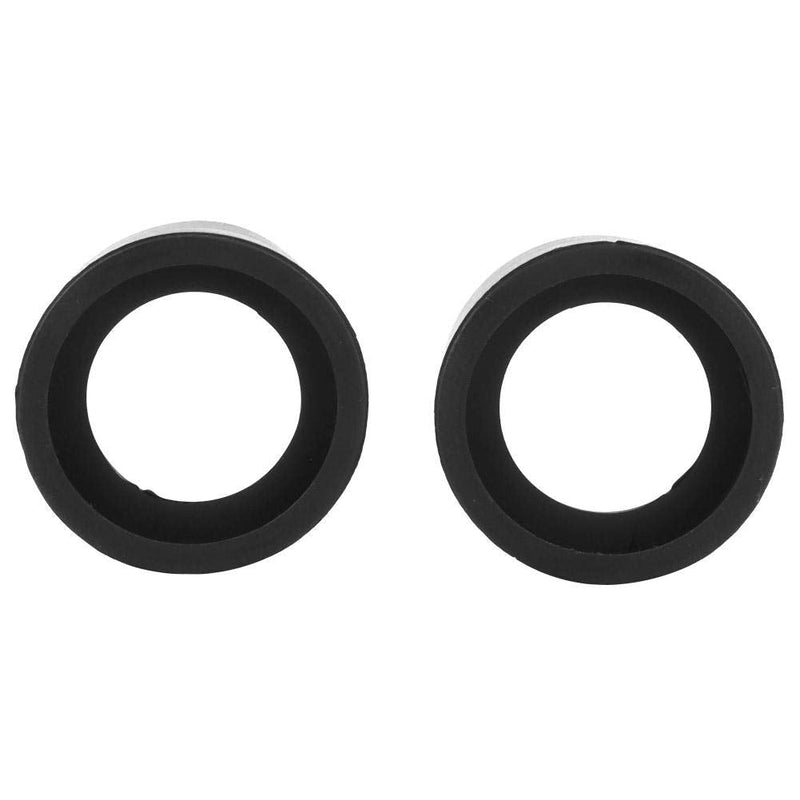  [AUSTRALIA] - Microscope Accessory Eyepiece Eyeshields, 36mm Inner Diameter Black Rubber One Pair Eyepiece Guard, for Protecting Eyes for 32-36mm Stereo Microscope(KP-H2 Flat Angle)