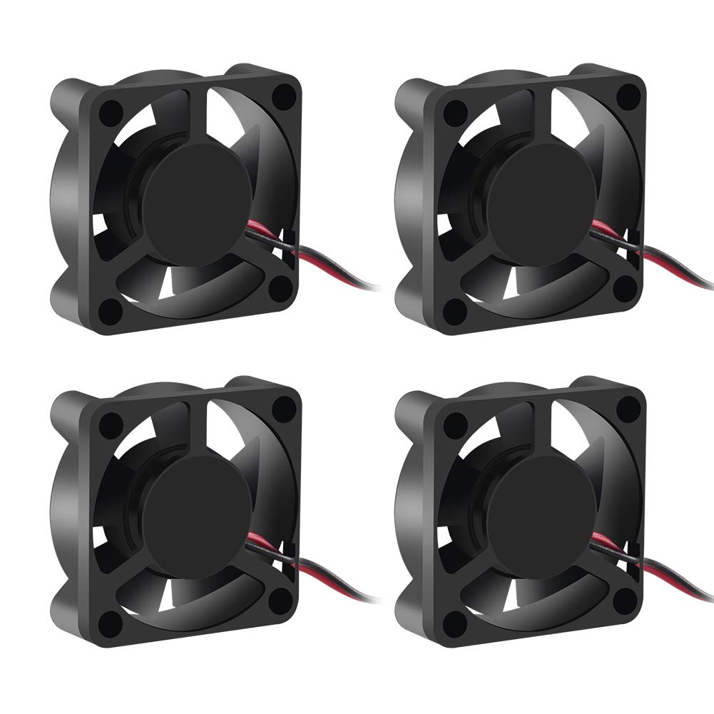  [AUSTRALIA] - Dorhea 30x30x10mm 12V Fan DC Brushless Cooling Fan 3010 DC 12V Compatible with 3D Printer Extruder Hotend V6 V5 CPU Ardu ino Humidifier 2Pin (4 PCS)