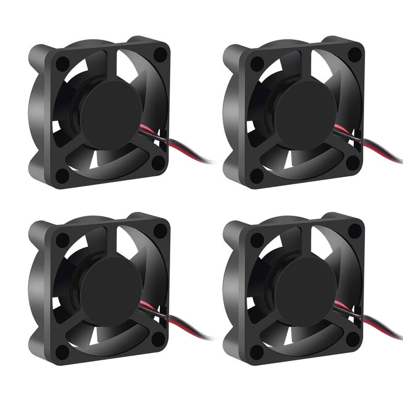  [AUSTRALIA] - Dorhea 30x30x10mm 12V Fan DC Brushless Cooling Fan 3010 DC 12V Compatible with 3D Printer Extruder Hotend V6 V5 CPU Ardu ino Humidifier 2Pin (4 PCS)