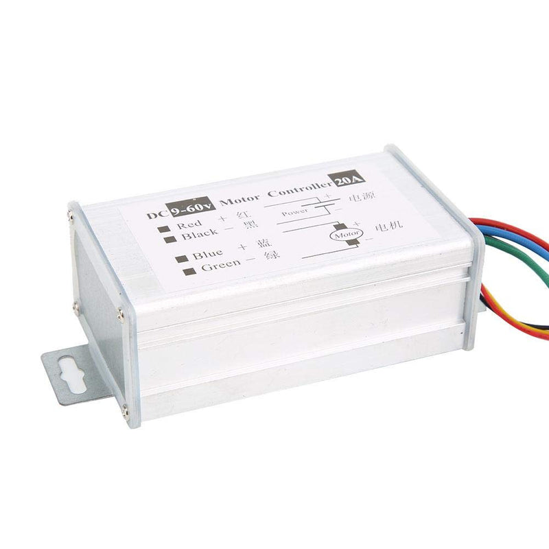  [AUSTRALIA] - DC Motor Speed Controller, Brushed Motor Driver Controller Module 20A DC 9V 12V 24V 36V 48V 60V Motor without reverse rotation