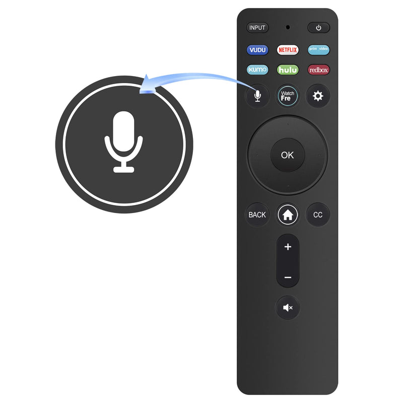  [AUSTRALIA] - XRT260 Replace Voice Remote Control fit for Vizio Smart TV M43Q6-J04 V435-J01 M50Q6-J01 M55Q6-J01 M58Q7-J01 M65Q6-J09 M70Q6-J03 with 6 APP Button Key