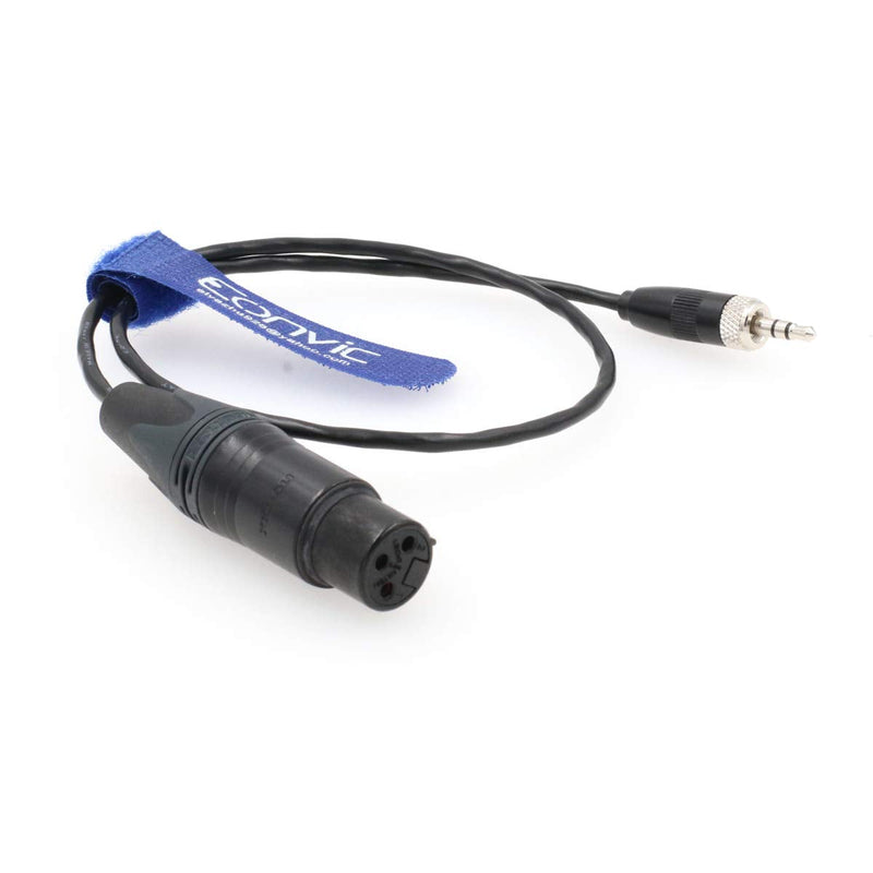  [AUSTRALIA] - Eonvic Locking 3.5mm to XLR 3 Pin Female Microphone Audio Cable for Sony UWP-D11 Transmitter