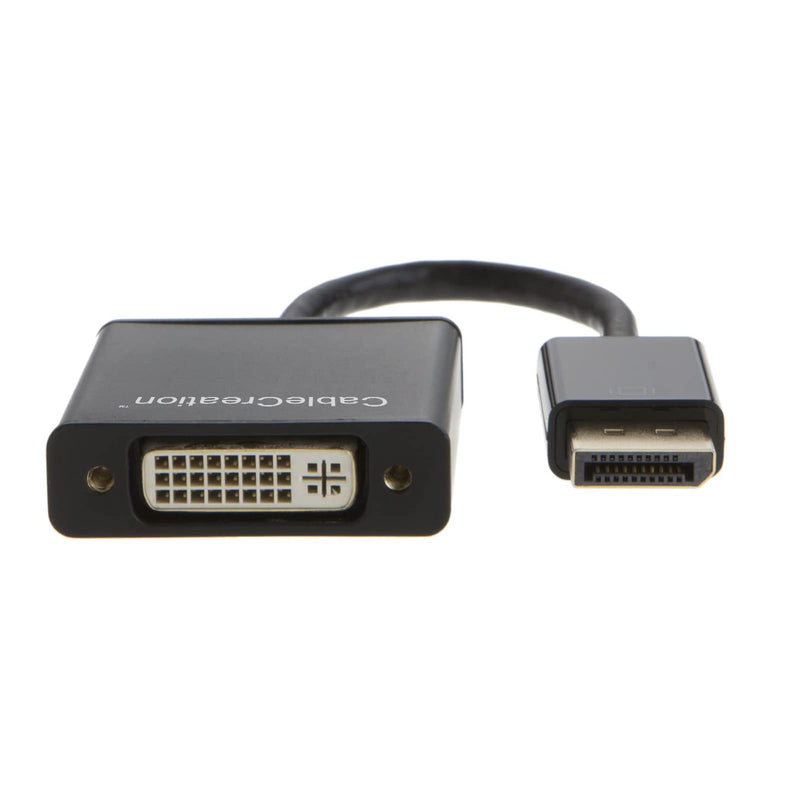  [AUSTRALIA] - CableCreation Active DisplayPort to DVI Adapter DP to DVI-I Converter Eyefinity Multi-Screen Support 1080p, 15CM Black