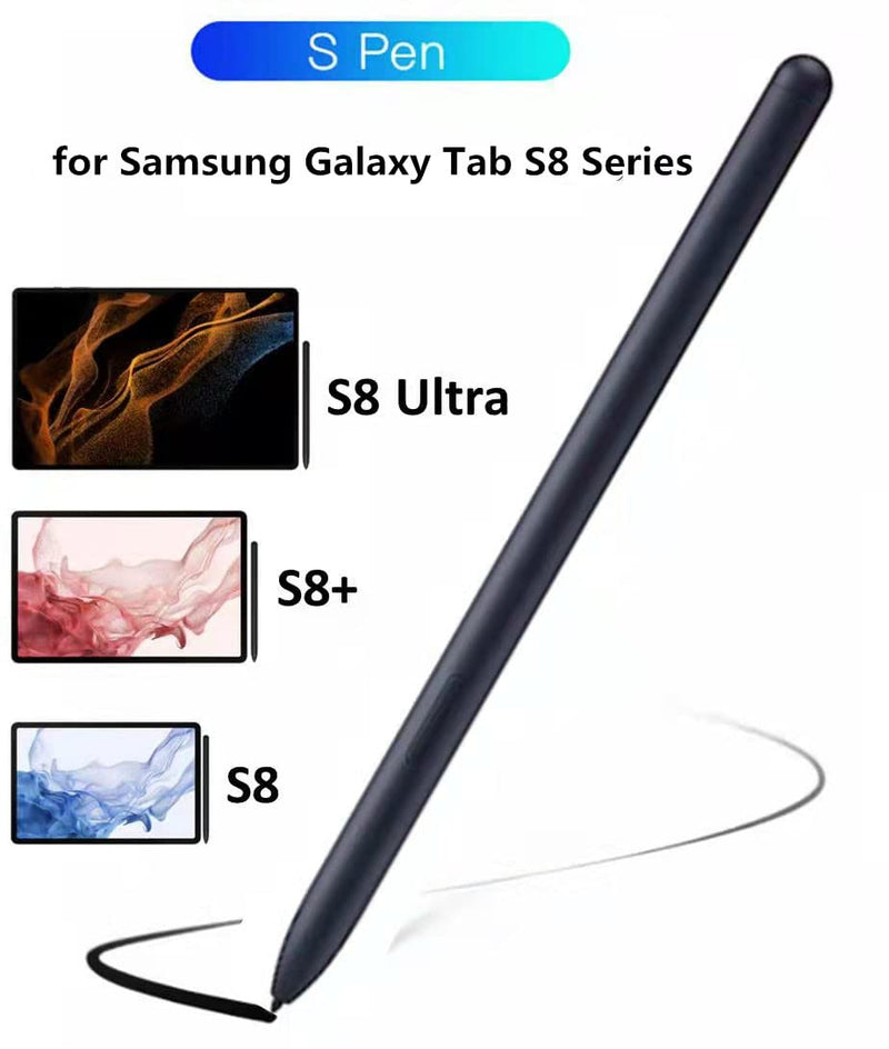  [AUSTRALIA] - Tab S8 S Pen Replacement (WithBluetooth) for Samsung Galaxy Tab S8/S8 Plus/S8 Ultra (EJ-PT870BJEGUJ) All Versions Stylus Touch S Pen +Tips