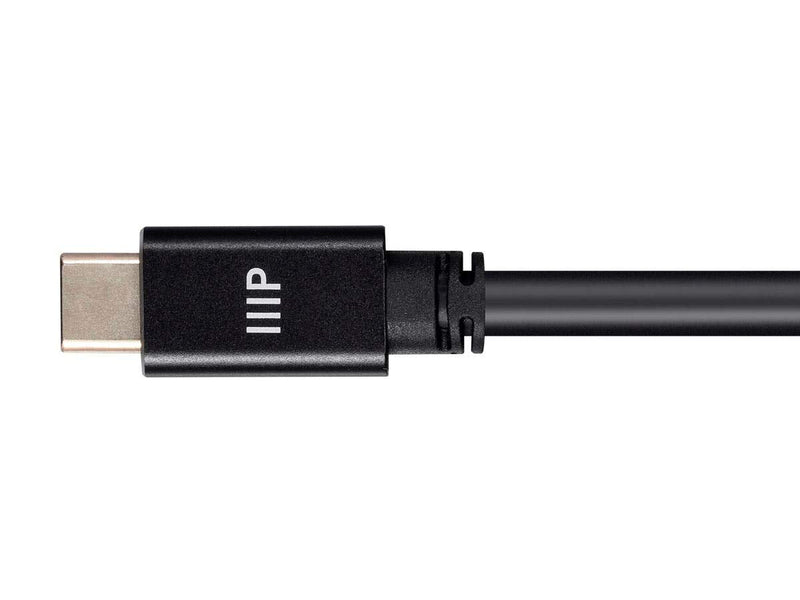  [AUSTRALIA] - Monoprice USB C to USB C 3.2 Gen 2 Cable - 2 Meters (6.6 Feet) - Black | 10Gbps, 5A, Type C, Ultra Compact, Compatible with Apple iPad/Xbox One / PS5 / Switch/Android and More 1 Pack 6.6 Feet