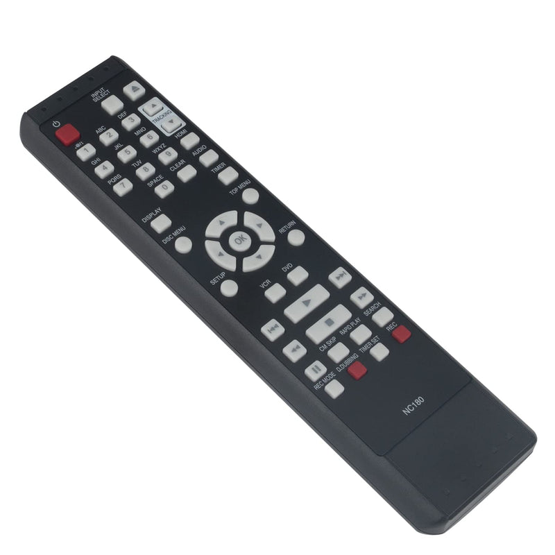  [AUSTRALIA] - NC180 Remote Control Replacement - WINFLIKE NC180UH DVDR VCR Combo Remote Control Replaced fit for Funai DVD Recorder ZV427FX4A ZV427FX4 ZV427FX4 A Remote Controller