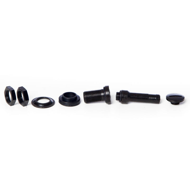 Circuit Performance Black Bolt-in Flush Mount Valve Stems (Set of 4) - LeoForward Australia