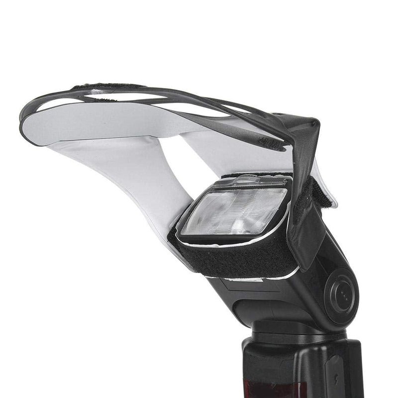  [AUSTRALIA] - Pomya Flash Diffuser Reflector Kit,Universal SLR Camera Top Flash Light Lamp Reflector Board Set for SLR Camera Top Flash Light (Silver, White,Golden)