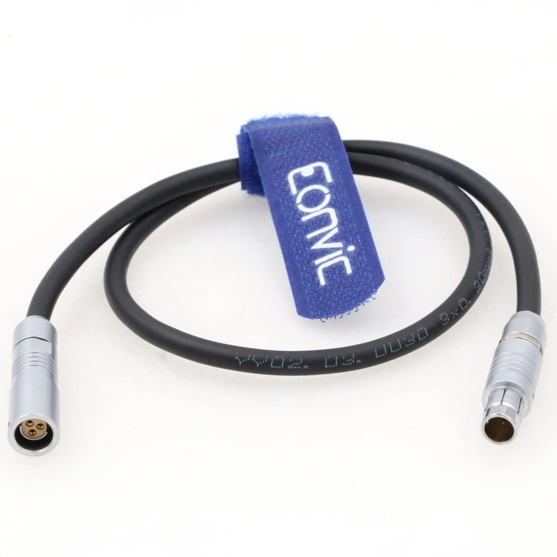  [AUSTRALIA] - Eonvic RS Run Stop Cable Fischer 3 Pin Male to Female Extension Cable for ARRI Alexa Camera