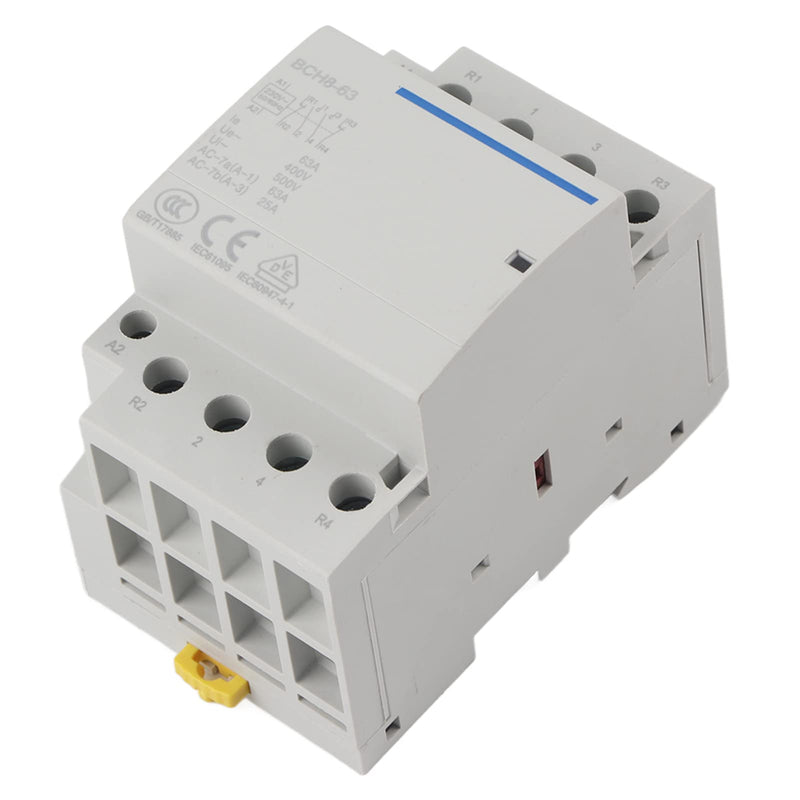  [AUSTRALIA] - 230V AC Contactor 4P 2NO 2NC 63A 50Hz 60Hz 4 Pin Household AC Contactor AC230V