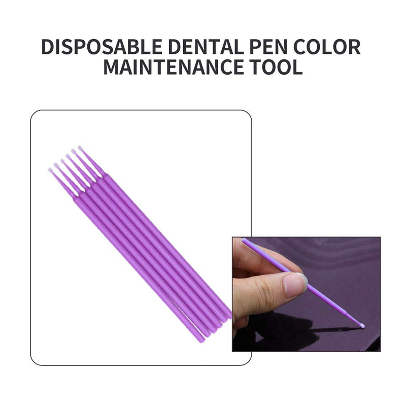 Touch Up Paint Brushes for Automotive Paint Chip Repair Disposable Micro Applicators (S:1.5mm, Purple) S:1.5mm - LeoForward Australia