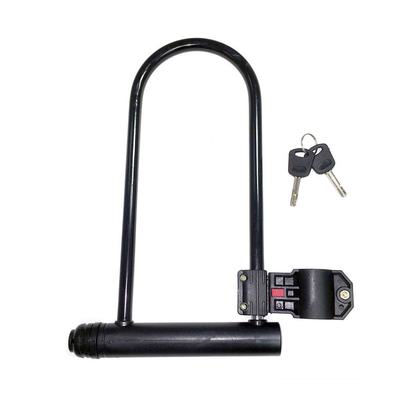  [AUSTRALIA] - MMG Motorcycle Scooter Anti-theft Security Lock U Shaped, comes with Two Keys and Carry Bracket