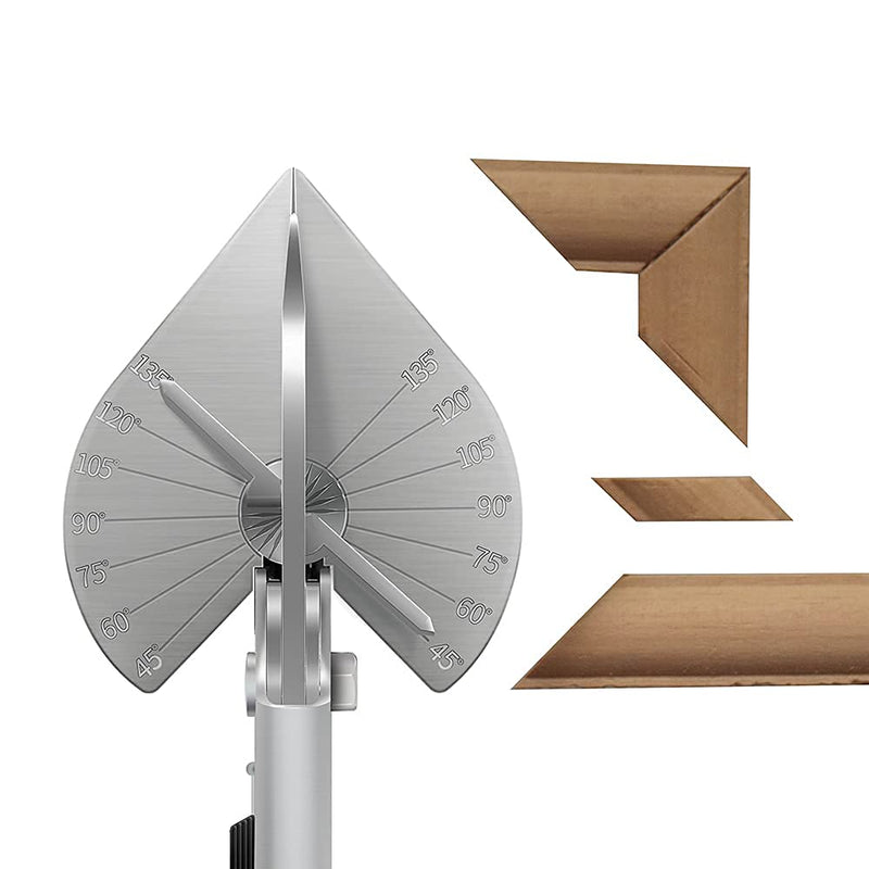  [AUSTRALIA] - TOWOT Sharp Multi Angle Miter Shear Cutter, Adjustable at 45 To 135 Degree With Safety Lock Hand Tools for Cutting Plastic, PVC and Molding Trim