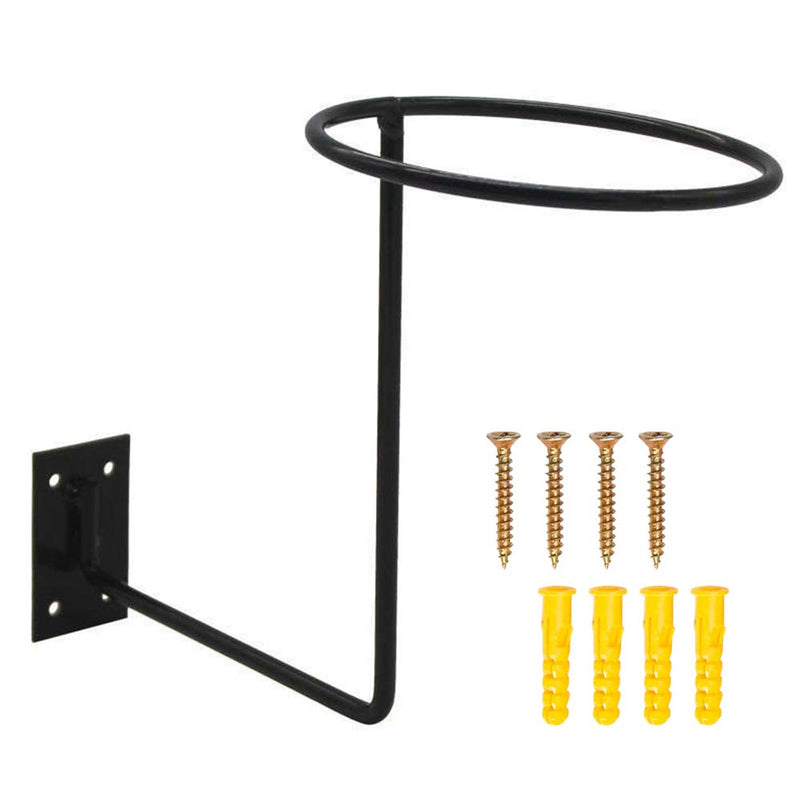  [AUSTRALIA] - YOTHG Display Rack Storage Holder Wig Hook Hanger Multifuctional Wall Mount Hat Black Durable Ball Screws Thickened Base(Black)