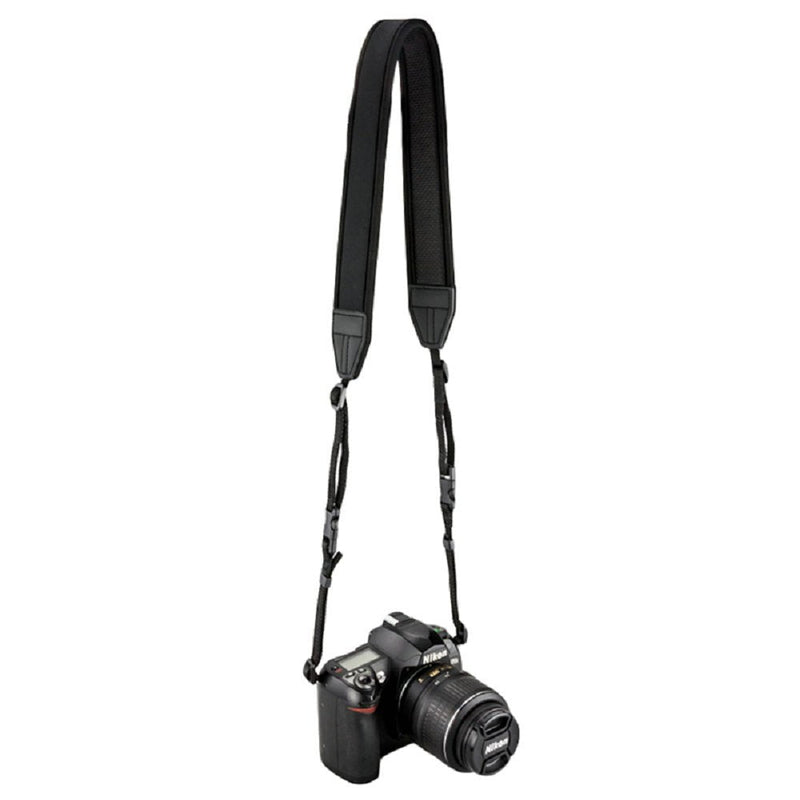  [AUSTRALIA] - JJC 4.4ft Adjustable Neoprene Shoulder Neck Strap w/Quick Release Buckle Clip for Camera Nikon D850 D810 D800 D750 D610 D500 Df D7500 D7200 D7100 D5600 D5500 D5300 D5200 D3400 D3300 P900s P610 B700