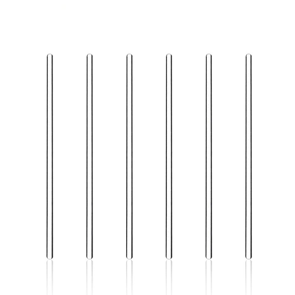  [AUSTRALIA] - ULAB Scientific Glass Stirring Rods, Length 300mm, Dia.5mm, Glass Material, Pack of 6, UMP1002