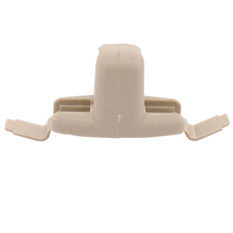 NewYall Pack of 2 Beige Sun Visor Bracket Clip - LeoForward Australia