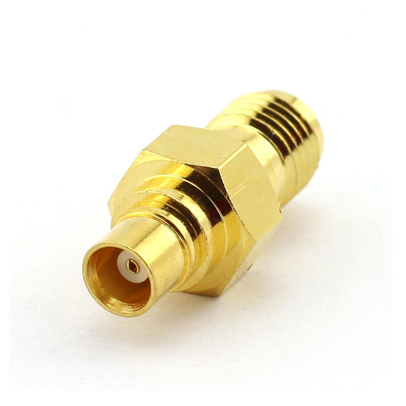  [AUSTRALIA] - DGZZI 2-Pack RF Coaxial Adapter SMA to MCX Coax Jack Connector SMA Female to MCX Female