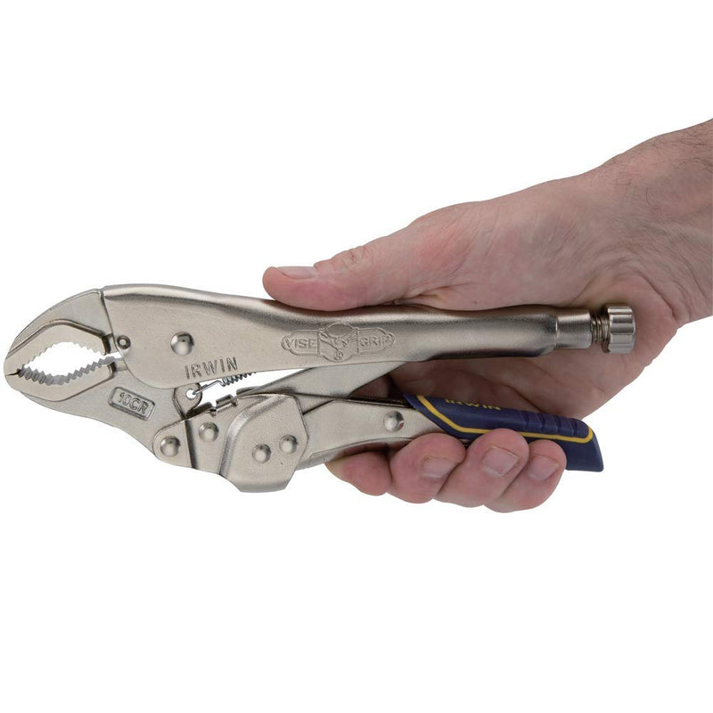  [AUSTRALIA] - IRWIN VISE-GRIP Locking Pliers, 10-Inch Fast Release Curved Jaw (IRHT82573) NEW