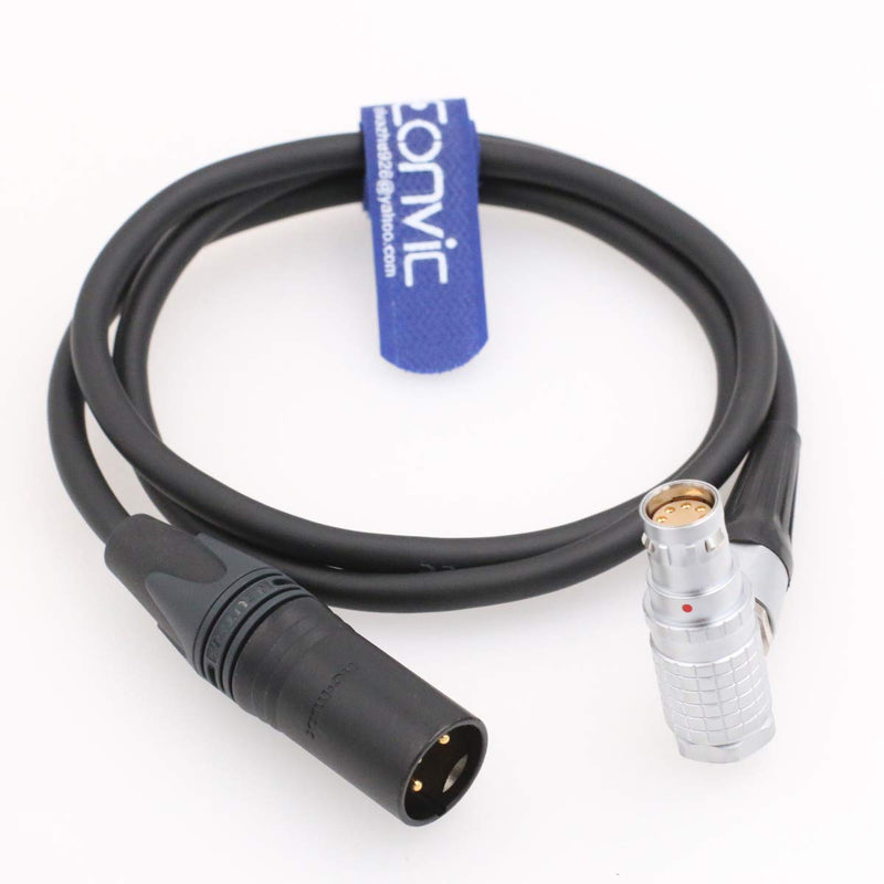  [AUSTRALIA] - Eonvic ARRI Alexa Amira Power Cable 2B.308 to 3 Pin XLR Male Plug (3.28ft/100cm) 3.28ft/100cm