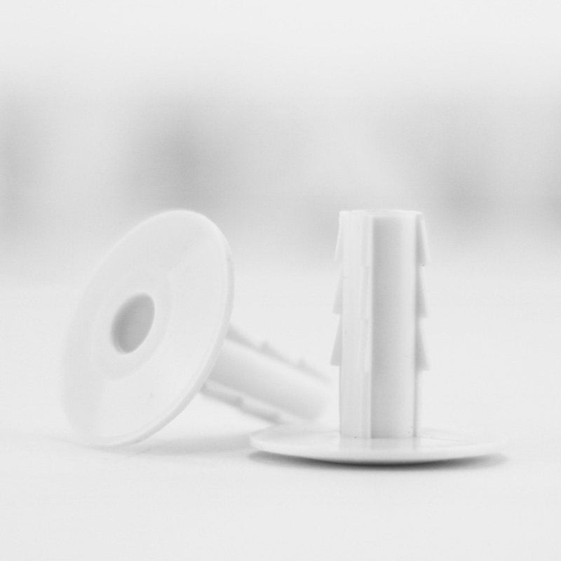  [AUSTRALIA] - Single Feed-Through Bushing, White, Pack of 100