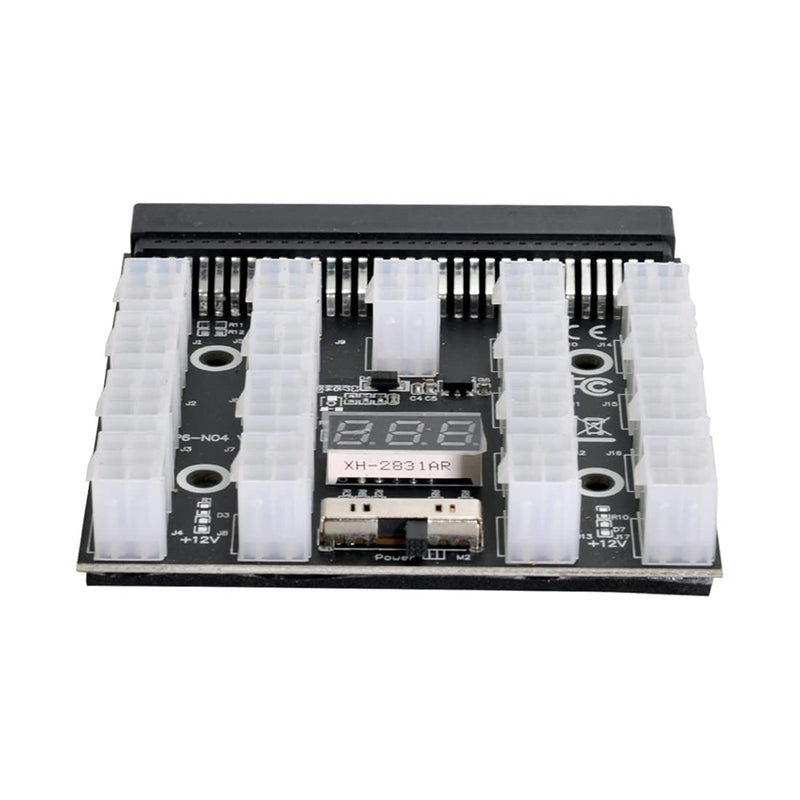  [AUSTRALIA] - Chenyang CY Server PSU Power Supply Breakout Board Adapter 1200W with 17 Ports ATX 6 Pin for DPS-800GB 1200FB 1200QB PSU Power to 17x6Pin