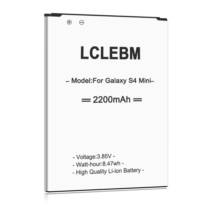 Galaxy S4 Mini Battery [Upgraded] LCLEBM 2200mAh S4 Mini Battery Replacement for Samsung Galaxy S4 Mini LTE GT-i9190 GT-i9195, Not for Standard Galaxy S4 - LeoForward Australia