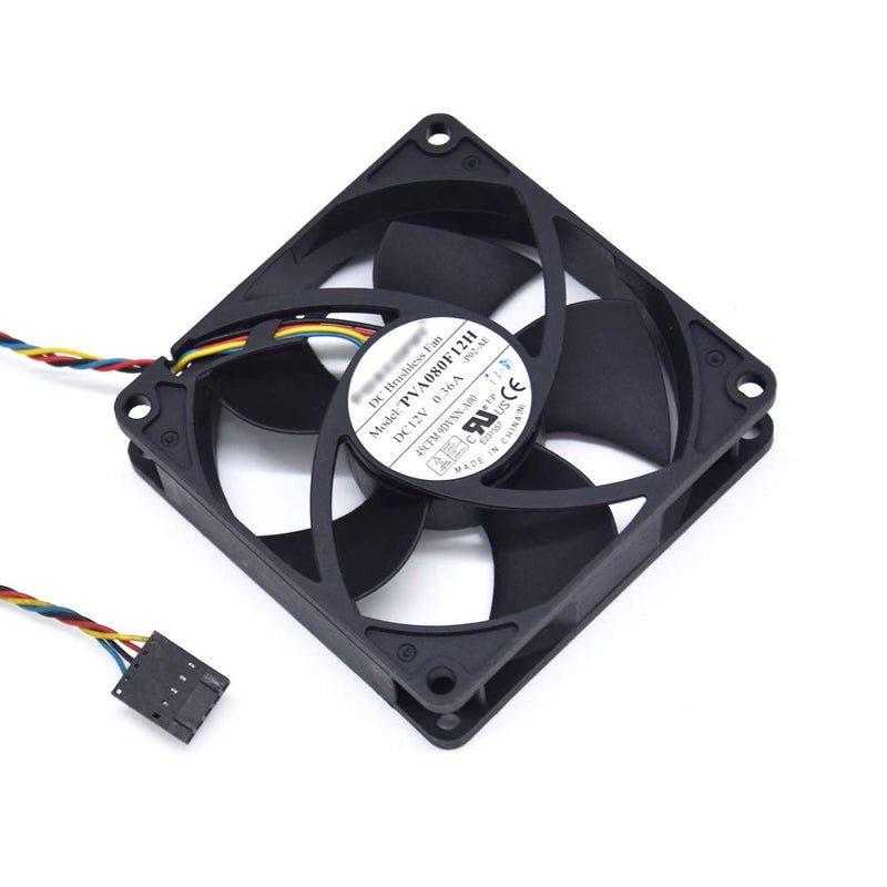  [AUSTRALIA] - BAY Direct 12V 0.36A 4WIRE 4.32W 80 * 80 * 20mm Replacement Rear Case Fan for Dell OptiPlex 790 990 SFF Compatible Part Number PVA080F12H 725Y7