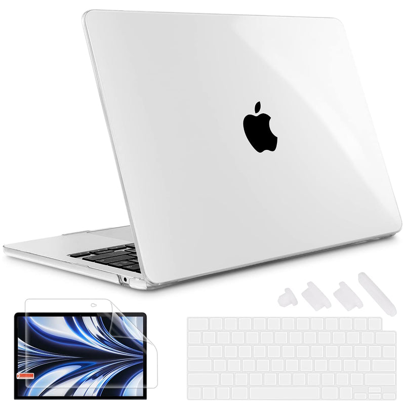  [AUSTRALIA] - May Chen Compatible with [2022 Newest Release] MacBook Air 13.6 Inch Model A2681, Plastic Hard Shell Case for MacBook Air 13 inch Apple M2 Clip with Liquid Retina Display Fits Touch ID, Crystal Clear