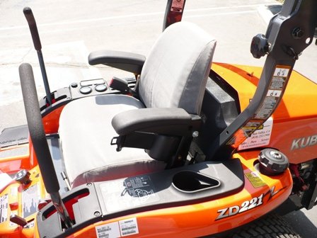  [AUSTRALIA] - Durafit Seat Covers, KU03-V7 Gray Exact FIT SEAT Cover for KUBOTA MOWERS. KU03 ZD221/ZG222/ZG227 in Comfortable Velour
