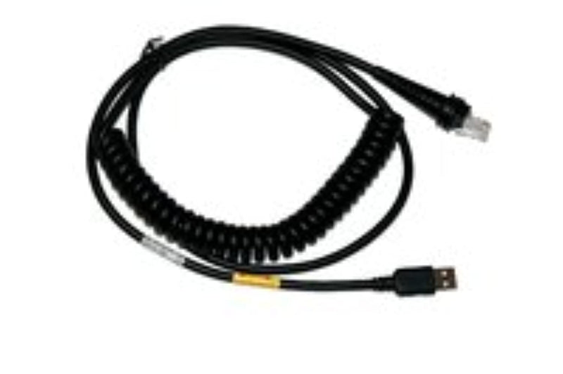  [AUSTRALIA] - Honeywell CBL-500-300-C00 Model 1900/1200G/1300G USB Cable, Type A, 3 m, Coiled, 5V Host Power, Black