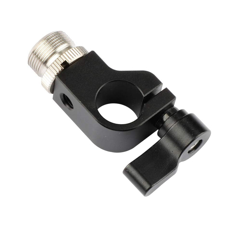  [AUSTRALIA] - CAMVATE 15mm Rod Clamp With 5/8"-27 Screw Connectors For Microphone