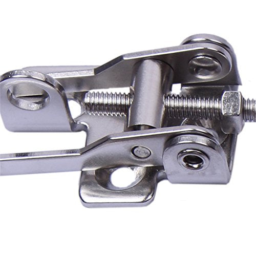 Cabinet Boxes Lever Handle Toggle Catch Latch Lock Clamp Hasp 2 Pcs Stainless Steel - LeoForward Australia