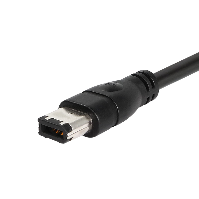  [AUSTRALIA] - SinLoon IEEE 1394 Firewire Cable1394 6 Pin Male to 4 Pin Male DV Cable Data Transfer Adapter Converter Cable for Digital Camera Computer Laptop 1.8m Black (6pin Male/4pin Male) 1.8m 6pin Male/4pin Male