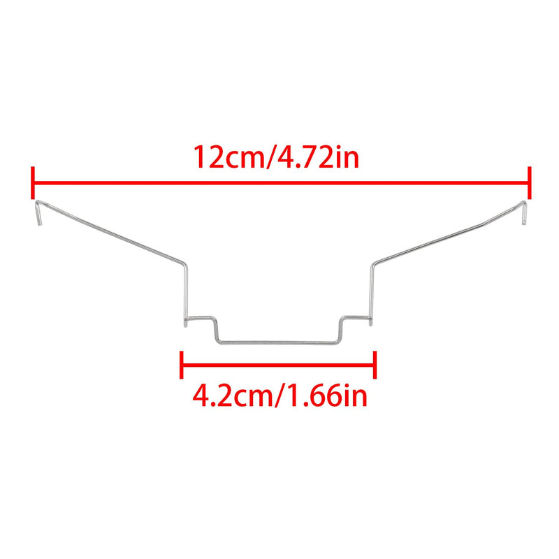  [AUSTRALIA] - Lovelysp Fan Buckles CPU Heatsink Fan Buckles 12CM Wire Buckle Upper Hook Type Fixing Clips Computer Cooling Accessories-4PCS