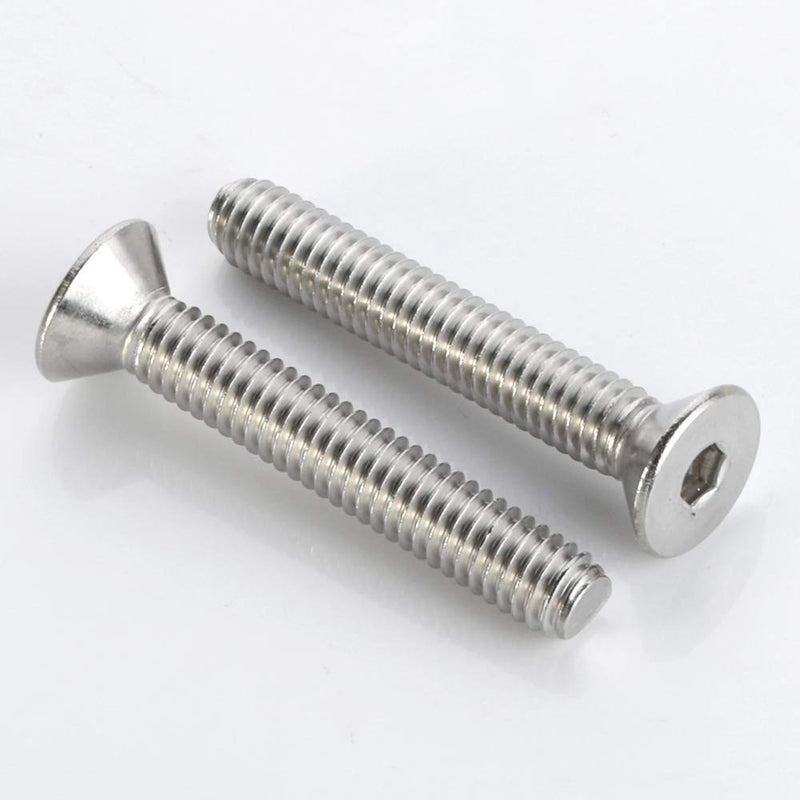  [AUSTRALIA] - 5/16-18 x 1-1/2" Flat Head Socket Cap Screws Countersunk Bolts, Allen Socket Drive, Stainless Steel 18-8, Full Thread, Bright Finish, 15 PCS 5/16-18 x 1-1/2" (15 PCS)