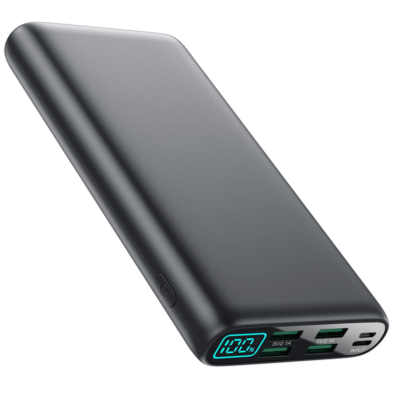  [AUSTRALIA] - Portable Charger 38800mAh,LCD Display Power Bank,4 USB Outputs Battery Pack Backup, Dual Input USB-C Phone Charging Compatible with iPhone 13 Pro Max/13 Mini/12,Android Samsung Galaxy/Pixel/Nexus/iPad Black