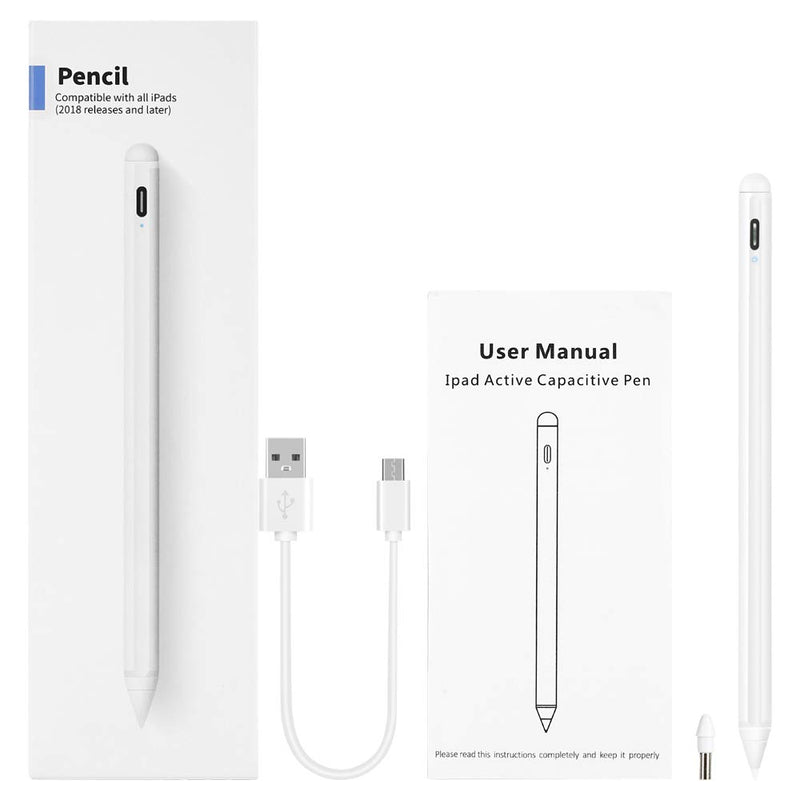 Stylus Pen for iPad with Palm Rejection, Active Pencil Compatible with 2018-2021 Apple iPad 6/7/8th Gen, iPad Air 3rd/4th Gen, iPad Pro 11/12.9 Inch, iPad Mini 5th Gen - LeoForward Australia