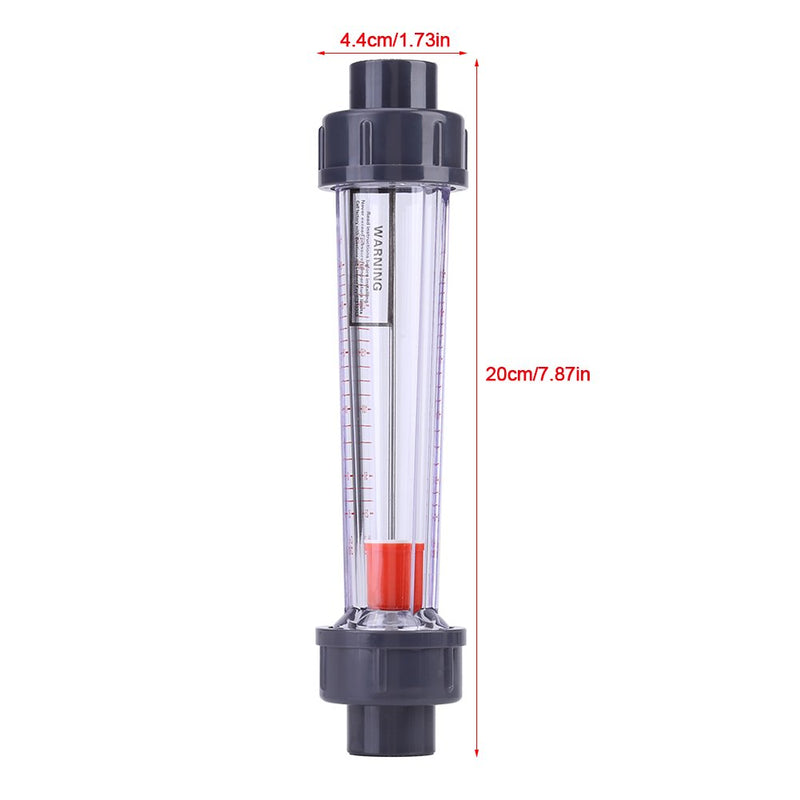 Hilitand 25-250L/H Rotameter Plastic Tube Type Instantaneous Liquid Water Flow Meter DN15 - LeoForward Australia