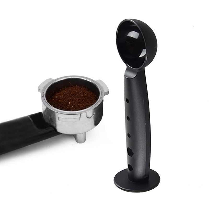  [AUSTRALIA] - Coffer Tamper, Multifunctional Espresso Tamper with 10g Measuring Spoon, Coffee Tamping Tool for Barista Coffee Bean Press Coffee Grind Pressing (49mm) 49mm Tamper with Scoop