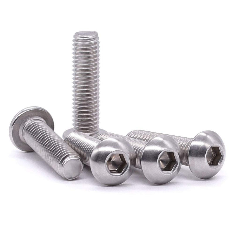  [AUSTRALIA] - 5/16-18 x 1-1/2" Button Head Socket Cap Bolts Screws, 304 Stainless Steel 18-8, Full Thread, Coarse Thread, Allen Hex Drive, 20 PCS 5/16-18 x 1-1/2"